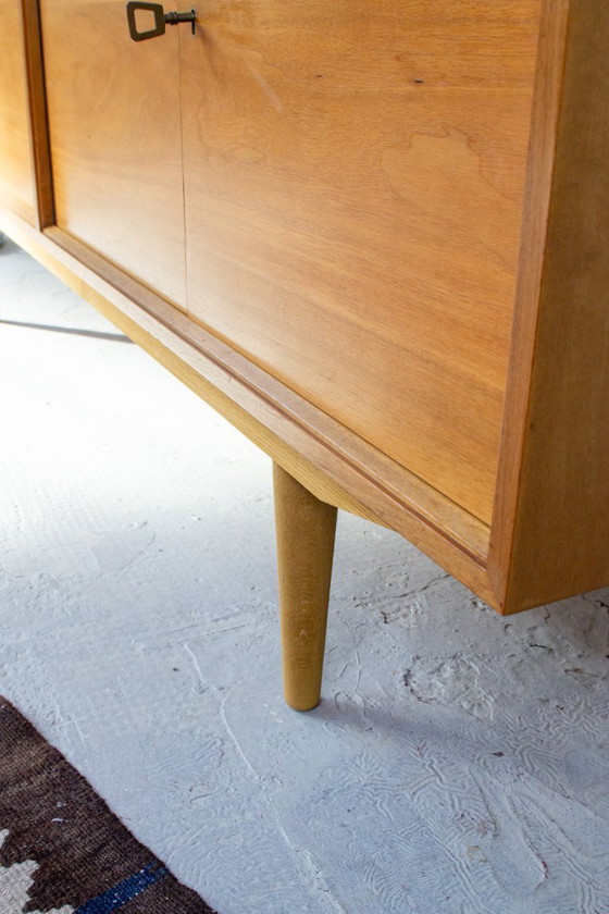 Image 1 of Vintage sideboard, chest of drawers, lowboard, teak, walnut, Danish Mid Century