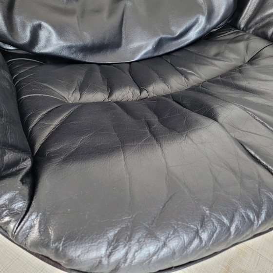 Image 1 of Göte Mobler 1960 Vintage Swivel Reclining Lounge Chair