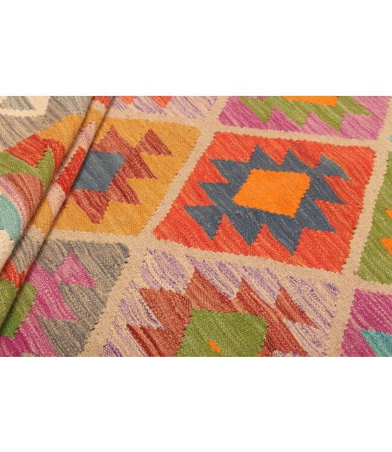 Image 1 of 304x206cm Handwoven Traditional Kelim Rug Wool Carpet