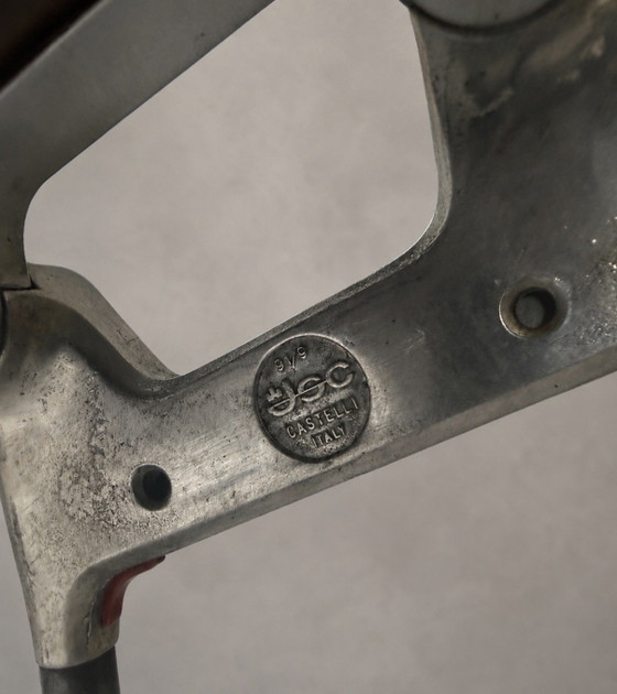 6 sedie vintage Castelli DSC 106 di Giancarlo Piretti – Sedie da pranzo, Aluminium, Metal (photo 15 of 15)