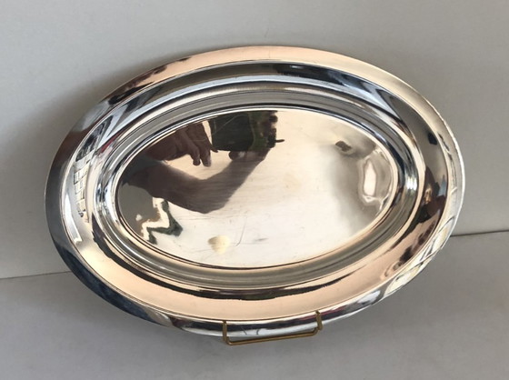Image 1 of Christofle versilberte Servierplatte