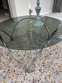 Gispen salontafel gerookt glas
