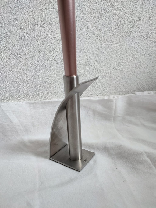 Zack stainless steel candle holder candle holder sleek design