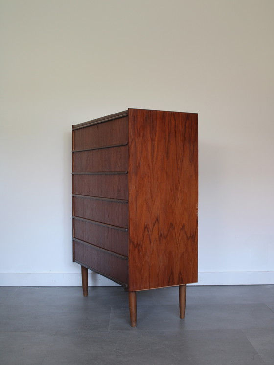 Vintage Deense ladekast in teak – Ladekasten, Wood (photo 3 of 8)
