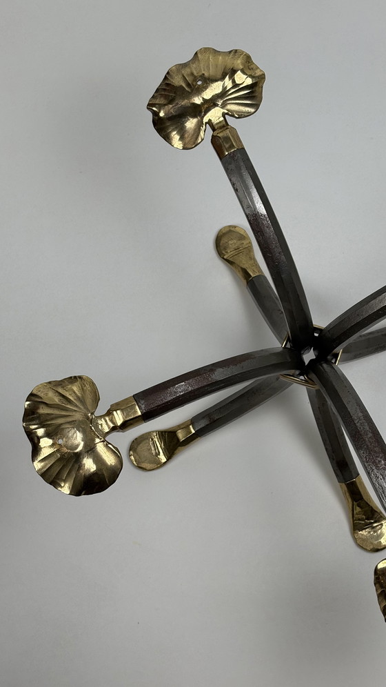 Image 1 of Manfred Bredohl Design robust Brutalist metal coffee table
