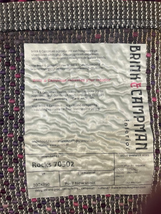 Brink & Campman Teppich / Carpet Rocks 70502 - 200250 cm – Teppiche & Läufer, Other (photo 6 of 6)