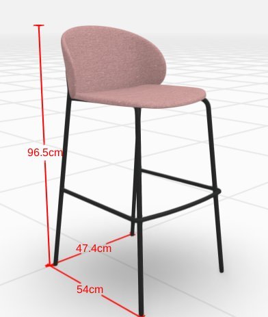 Image 1 of BoConcept - Sgabello da bar Princeton 