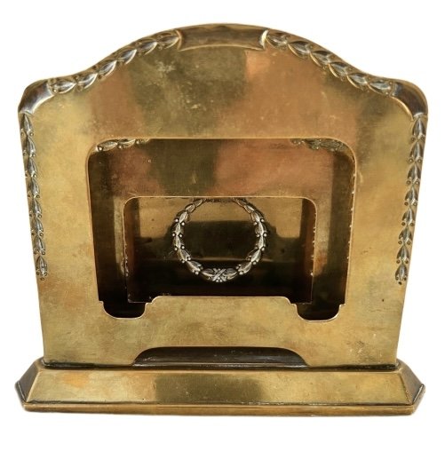Image 1 of Portalettere antico in ottone Art Déco tedesco, anni '20