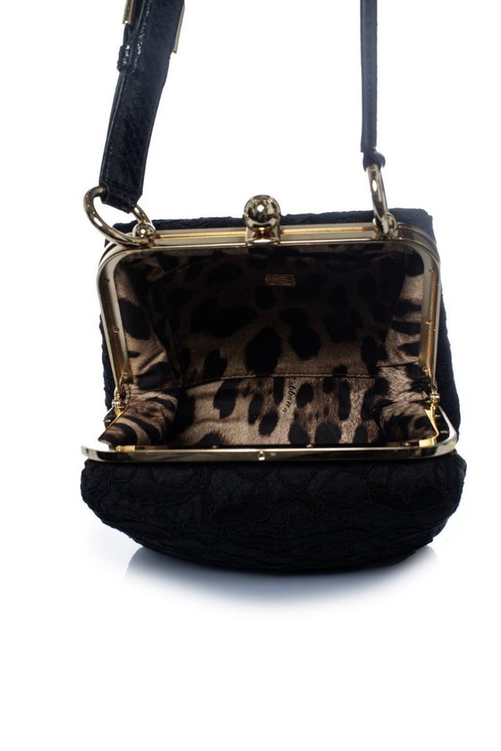 Image 1 of Dolce & Gabbana, borsa a tracolla in pizzo Agate