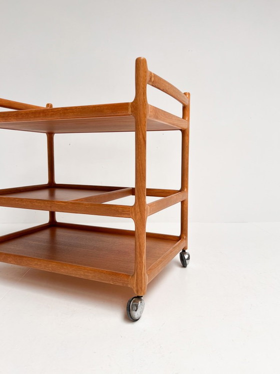 Carrito de teca de Andersen para Silkeborg, años 70 – Carritos de bar, Wood, Vintage (photo 3 of 13)