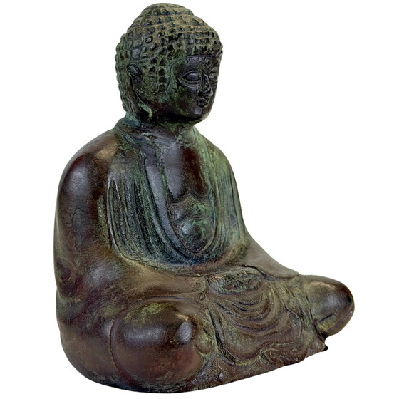 Buda japonés de bronce sentado – principios del siglo XX – 12,5 cm – Esculturas, Bronze (photo 4 of 11)