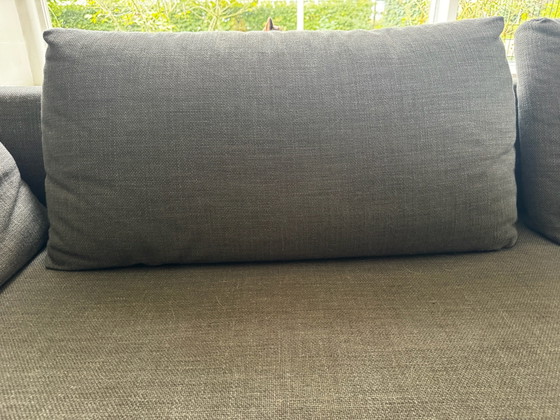 4-seater Sofa by eyye Etcetera fabric Senna 470 pencil, 3-5 seaters, Metal, Textile, Grey (photo 5 of 7)