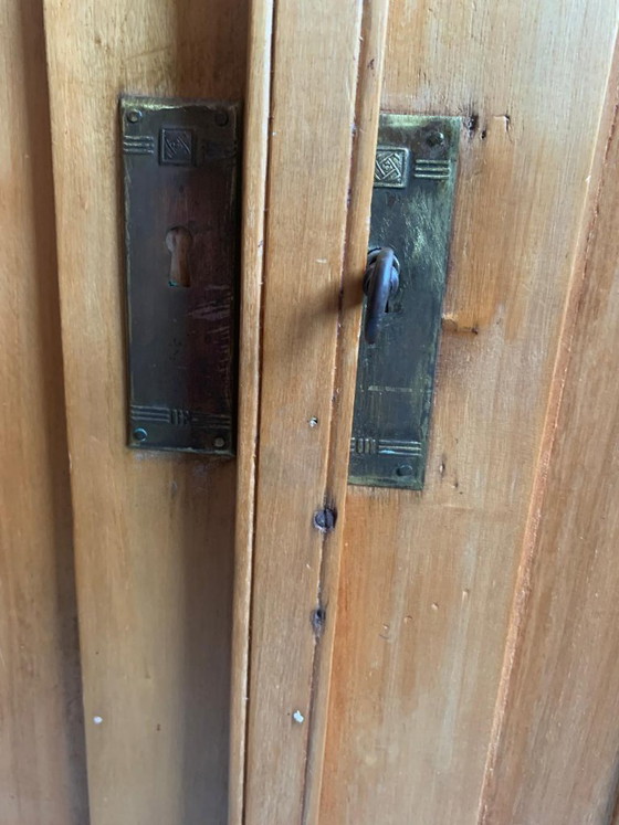 Image 1 of Vintage Kersenhouten Kast met Lades en Opzetstuk