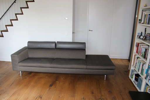 Leolux Horatio 3-seater sofa with right ottoman