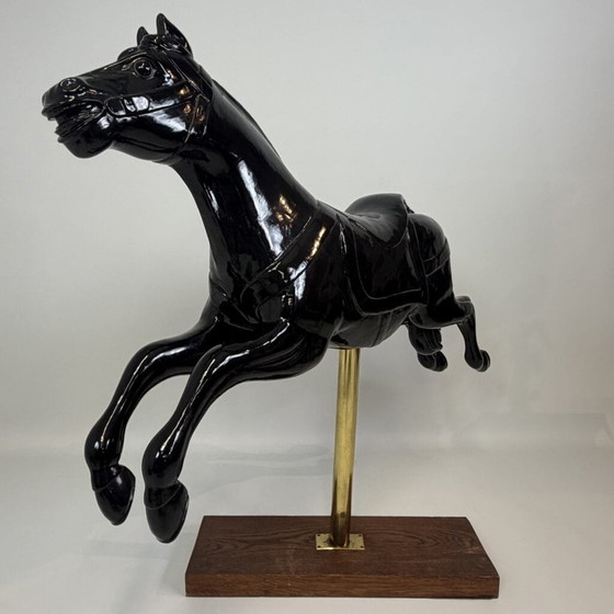 Cheval de carrousel – Sculptures, Bois, Laiton (photo 13 of 18)