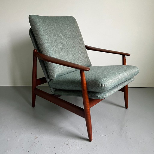 Dänischer Teak-Loungesessel aus den 1960er Jahren: Poul Vother Modell 350, Mid-Century Modern Sessel