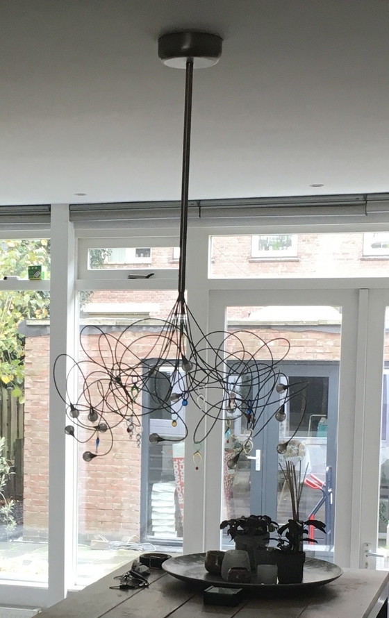 Image 1 of Harco loor fragola ovale 15 lampada in vetro di murano