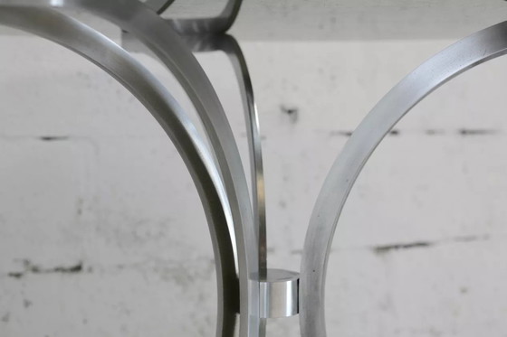 Image 1 of Table de Séjour "Space Age" Acier Poli