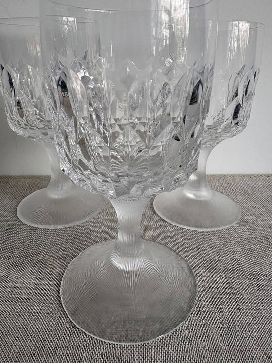 Image 1 of Verres à vin en cristal vintage Peill & Putzler 3x