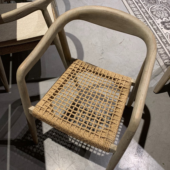 Image 1 of Castle Line Teak Grey tuintafel met tuinstoel (set van 6)