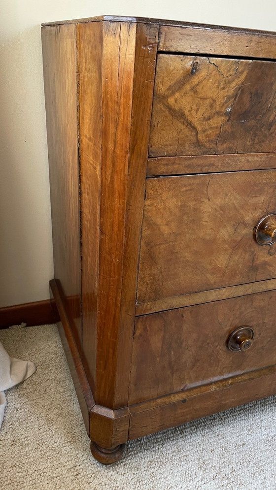 Image 1 of COMMODE Ancienne NOYER et Bois Massif