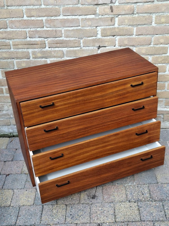 Beautiful Vintage Simpla Lux Chest of Drawers | 1960s Teak | Mid-Century Design – Wood (photo 3 of 12)