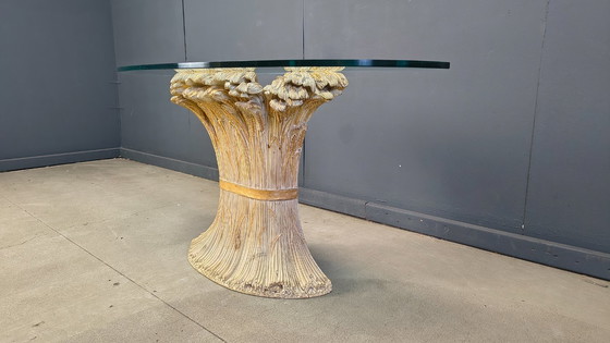 Image 1 of Consola con forma de gavilla de trigo, de Franco Chelini, década de 1970.