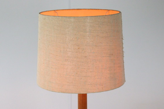 Image 1 of Lampe de table en bois Dyrlund XL vintage danois
