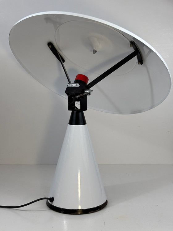 Radar 676 Lamp Elio Martinelli for Martinelli Luce 1977 Lacquered Metal, Table lamps, White (photo 10 of 15)