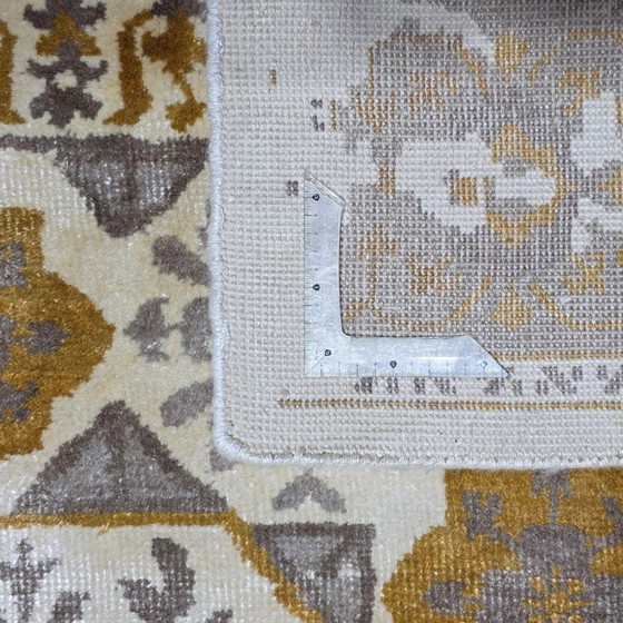 Mamluk Style Tapestry Rug | Recreation Design | Hand-Knotted Wool & Bamboo Silk | 68 × 91 in, Rugs & carpets (photo 5 of 7)