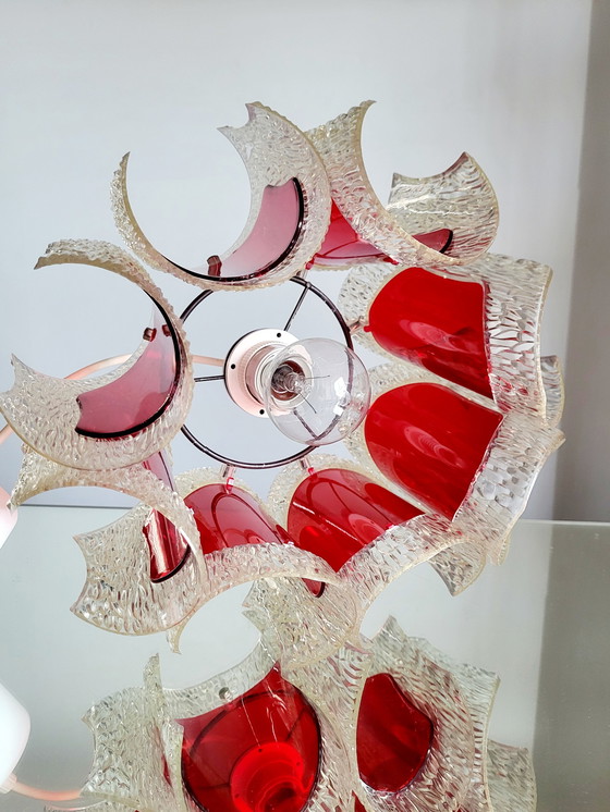 Image 1 of Space Age Pendant Lamp, Acrylic, Mid - Century, Supposedly 1960s