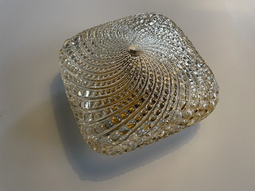 Vintage Glashütte Limburg Deckenleuchte