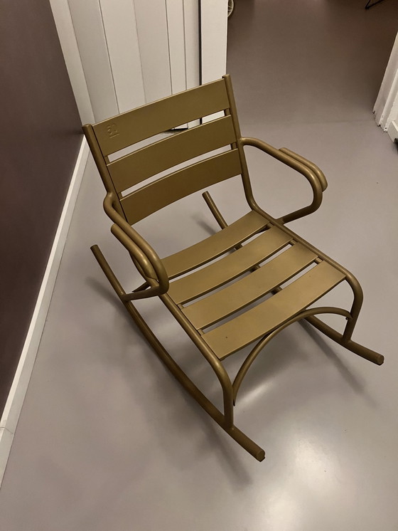 Image 1 of Fauteuil à bascule Satellite Girola, édition limitée 50 ans