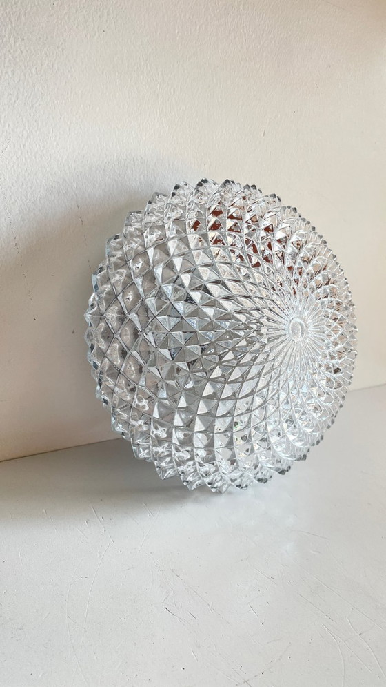 Image 1 of Lampada da parete/soffitto in semicristallo, anni '50