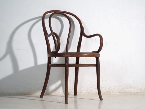 Antique bentwood Thonet armchair – Central Europe, circa 1900 – Metal (photo 11 of 40)