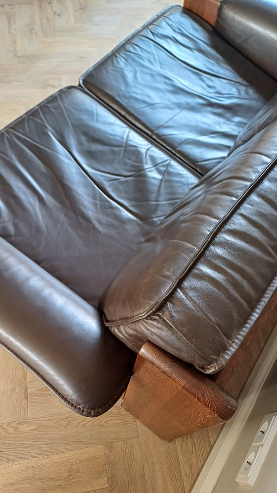 Image 1 of Canapé design en cuir vintage Leolux (Harry de Groot)