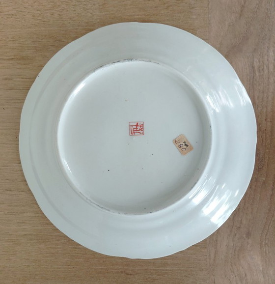 Piatto da Parete Giapponese Imari, Marchio Yamatoku, Periodo Meiji – Yamatoku - Arita - Meiji - Taisho (photo 7 of 9)