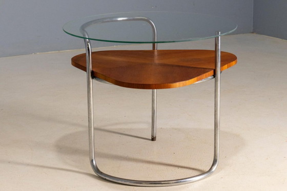 Image 1 of Tavolino a due ripiani, stile Bauhaus, anni '30-'40