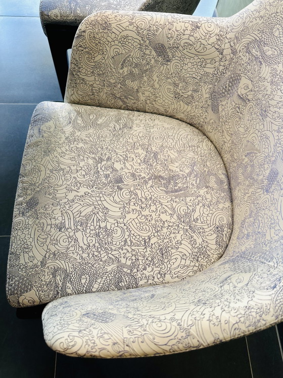Molteni&C Chelsea Jean Paul Gaultier Stoelen 5 Stuks – Eetkamerset, Cotton, Polyester (photo 11 of 15)