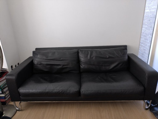 Gispen Bank – banken, Leather, Metal