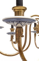 8-light Dutch chandelier