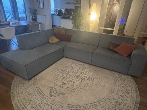 Sofá esquinero verde Milly