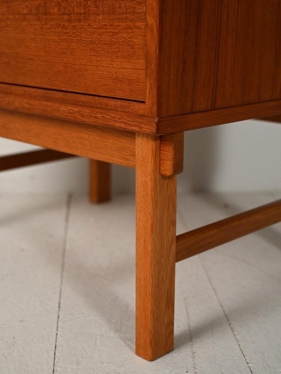 Image 1 of Cómoda escandinava de teca con seis cajones, década de 1960