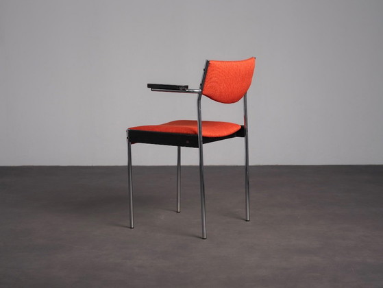 Set of 4 Modernist Dining Chairs by Thereca, Netherlands, 1960s – Textile (photo 7 of 12)