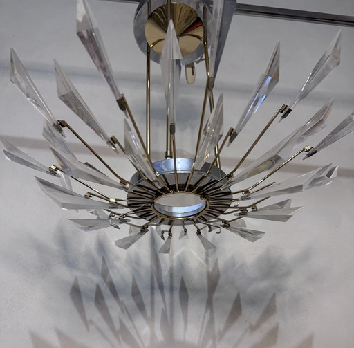 Stilkronen hanglamp uit de jaren 70