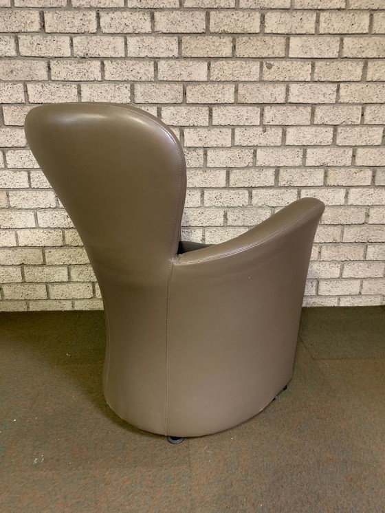 Image 1 of 2x Leolux Amphora fauteuils Leder