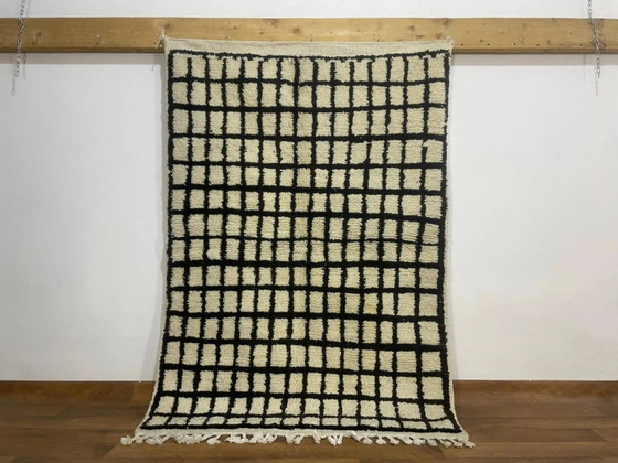 Marokkanischer Teppich aus Naturwolle, handgefertigt, 3x2 m. – Teppiche & Läufer, Wool (photo 11 of 11)