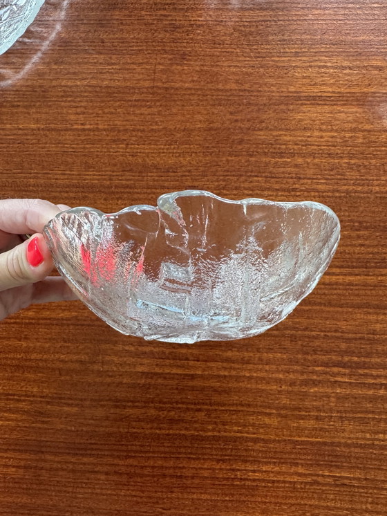 Image 1 of Vintage Sklo Union 'Mesto' set - brutalist Czech glass design by Václav Zajíc 1970s