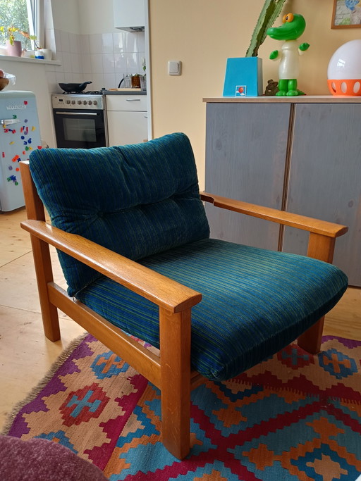 Bergmann Mid-Century Low Armchair – fauteuils, Textile, Wood (photo 2 of 8)