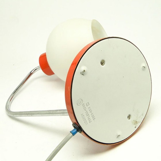 Bureaulamp in mid-century modern stijl uit Lidokov, Tsjechoslowakije, jaren 70. – Bureaulampen, Glass, Metal (photo 7 of 12)